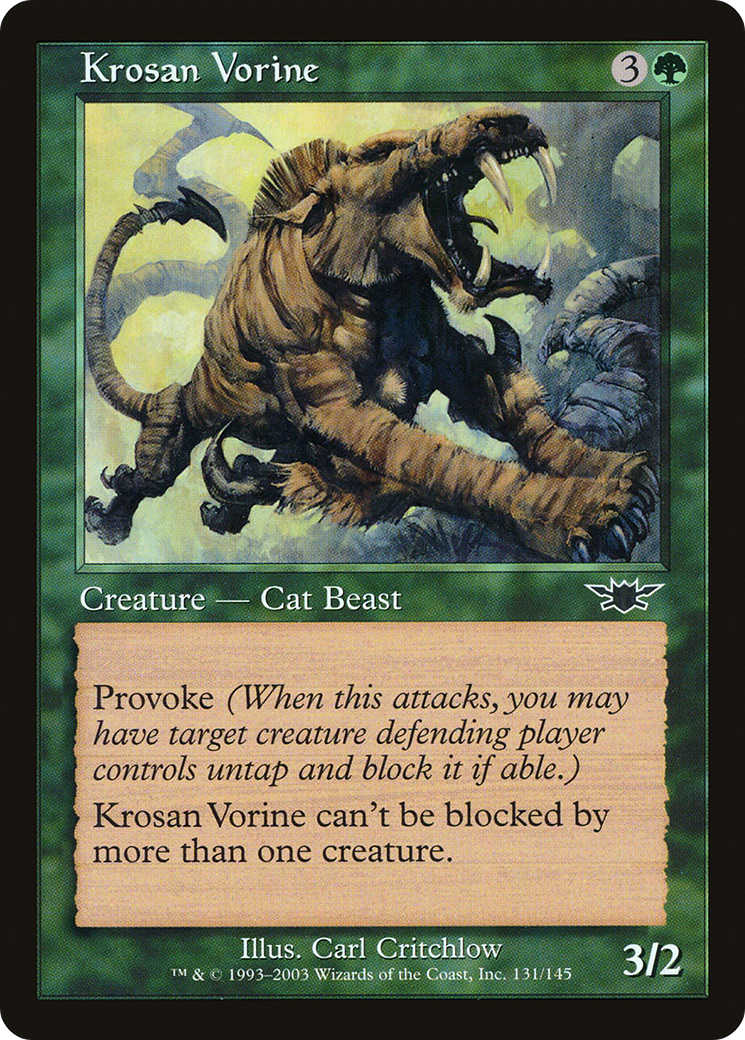 Krosan Vorine (LGN-131) [Legions] Foil