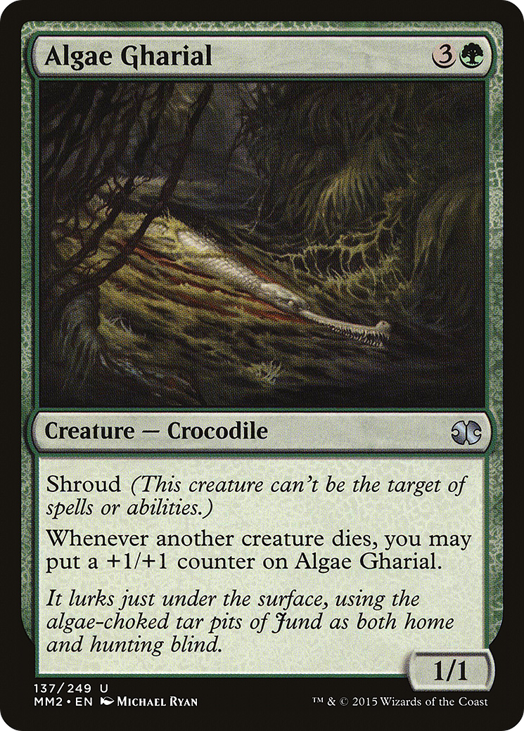 Algae Gharial (MM2-137) [Modern Masters 2015] Foil