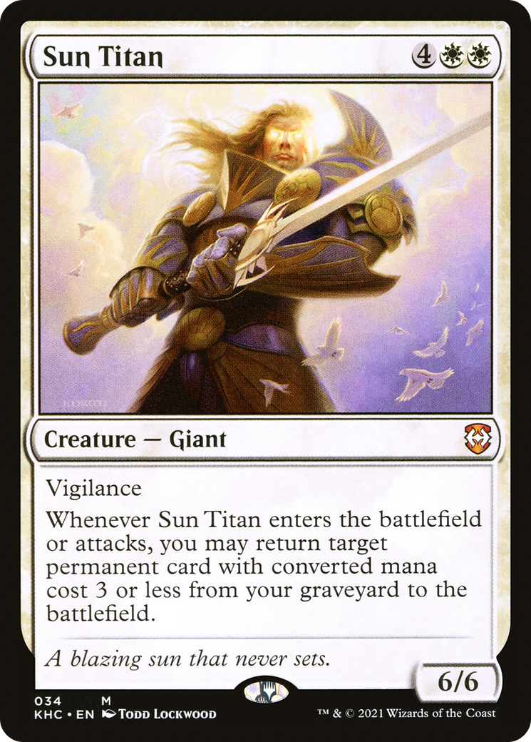 Sun Titan (KHC-034) [Kaldheim Commander]