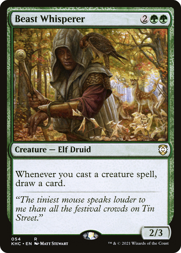 Beast Whisperer (KHC-054) [Kaldheim Commander]