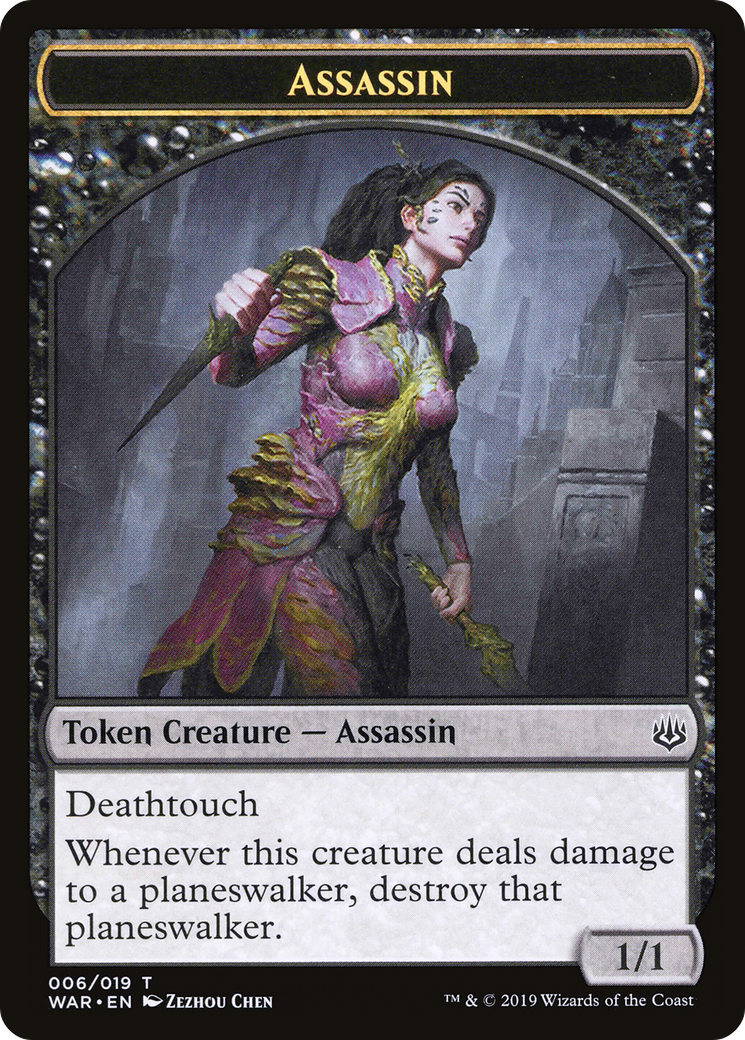 Assassin Token (WAR-006) [War of the Spark Tokens]
