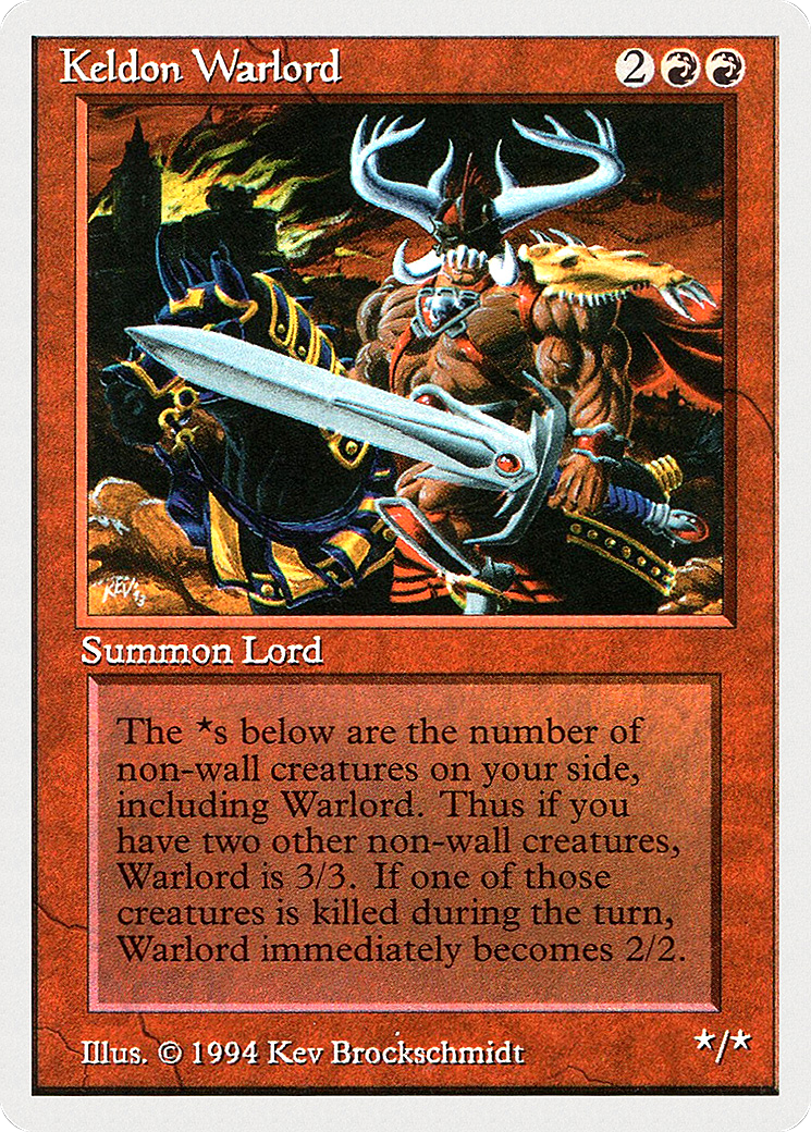 Keldon Warlord (SUM-160) [Summer Magic / Edgar]