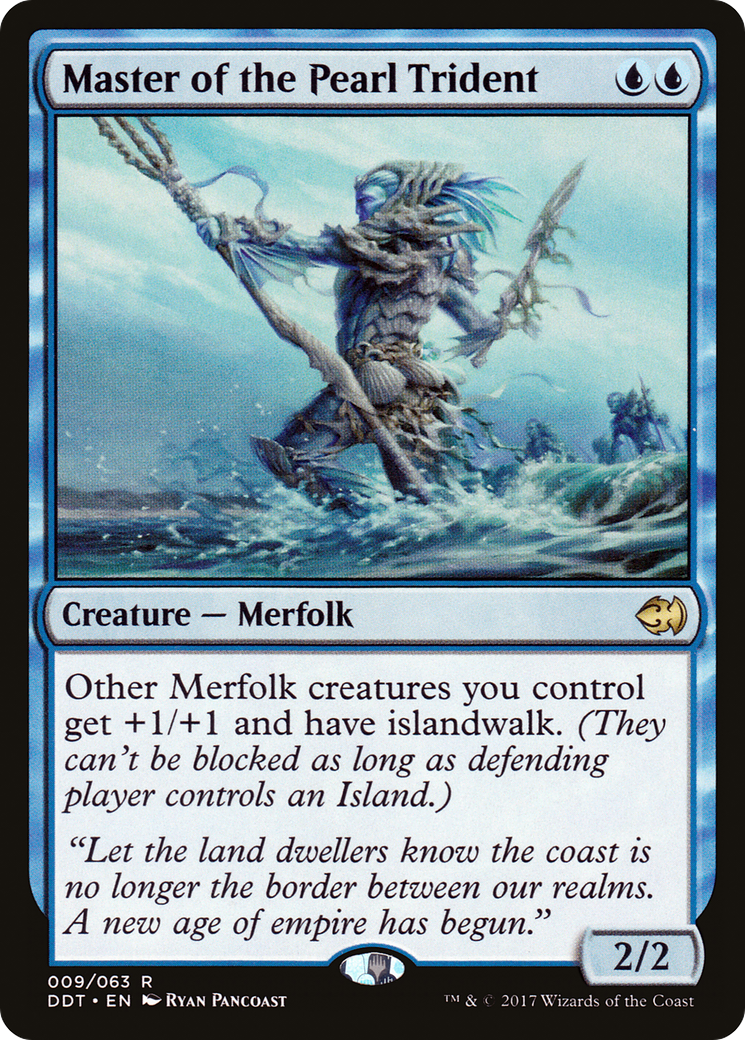Master of the Pearl Trident (DDT-009) [Duel Decks: Merfolk vs. Goblins]