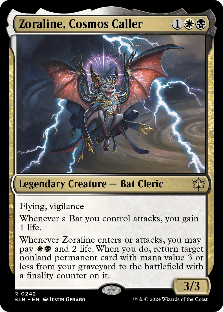 Zoraline, Cosmos Caller (BLB-242) [Bloomburrow]