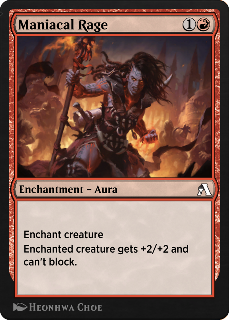 Maniacal Rage (ANB-077) [Arena Beginner Set]