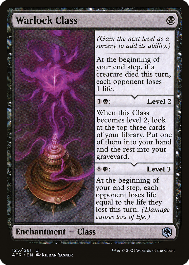 Warlock Class (AFR-125) [Adventures in the Forgotten Realms]