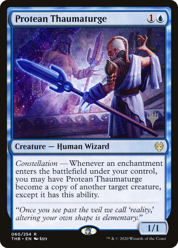Protean Thaumaturge (PPTHB-060) [Promo Pack: Theros Beyond Death Promos]