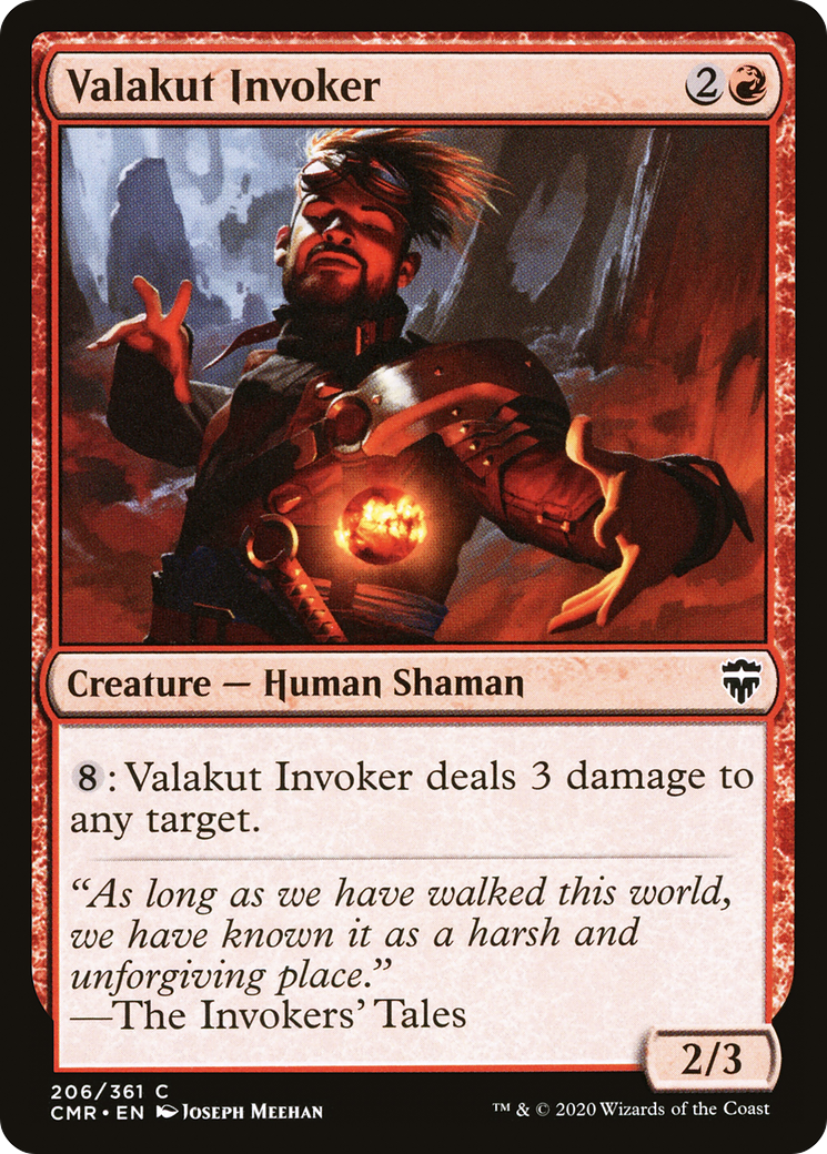 Valakut Invoker (CMR-206) [Commander Legends] Foil