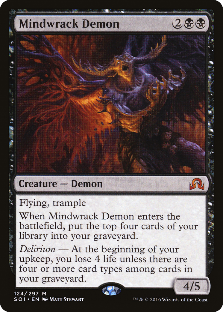Mindwrack Demon (SOI-124) [Shadows over Innistrad]