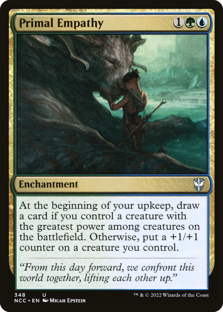 Primal Empathy (NCC-348) [New Capenna Commander]