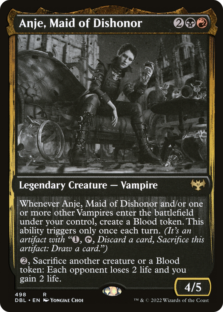 Anje, Maid of Dishonor (DBL-498) [Innistrad: Double Feature]
