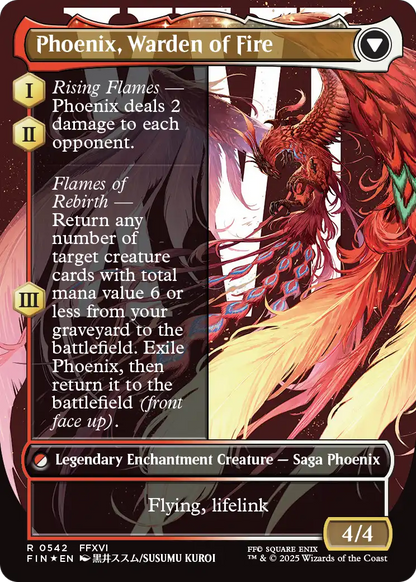 Joshua, Phoenix's Dominant (Borderless) (Surge Foil) (FIN-542) [FINAL FANTASY] Foil