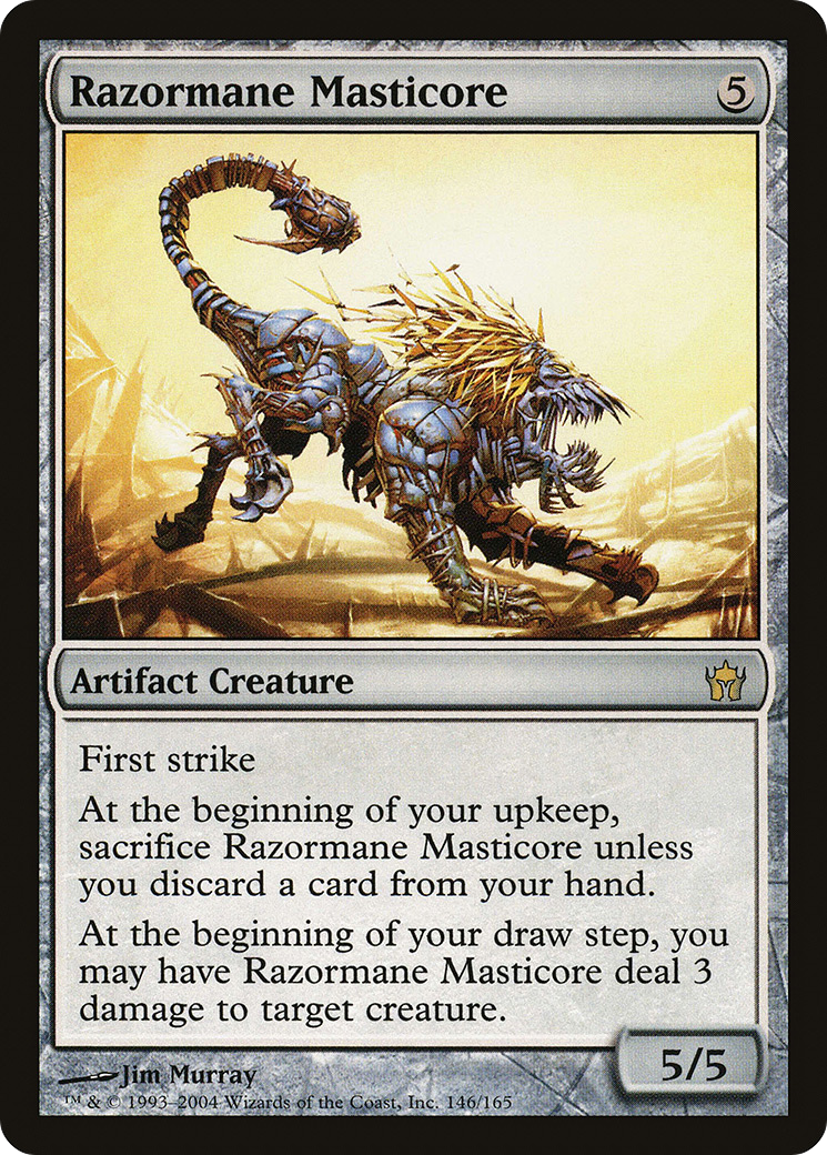 Razormane Masticore (5DN-146) [Fifth Dawn] Foil