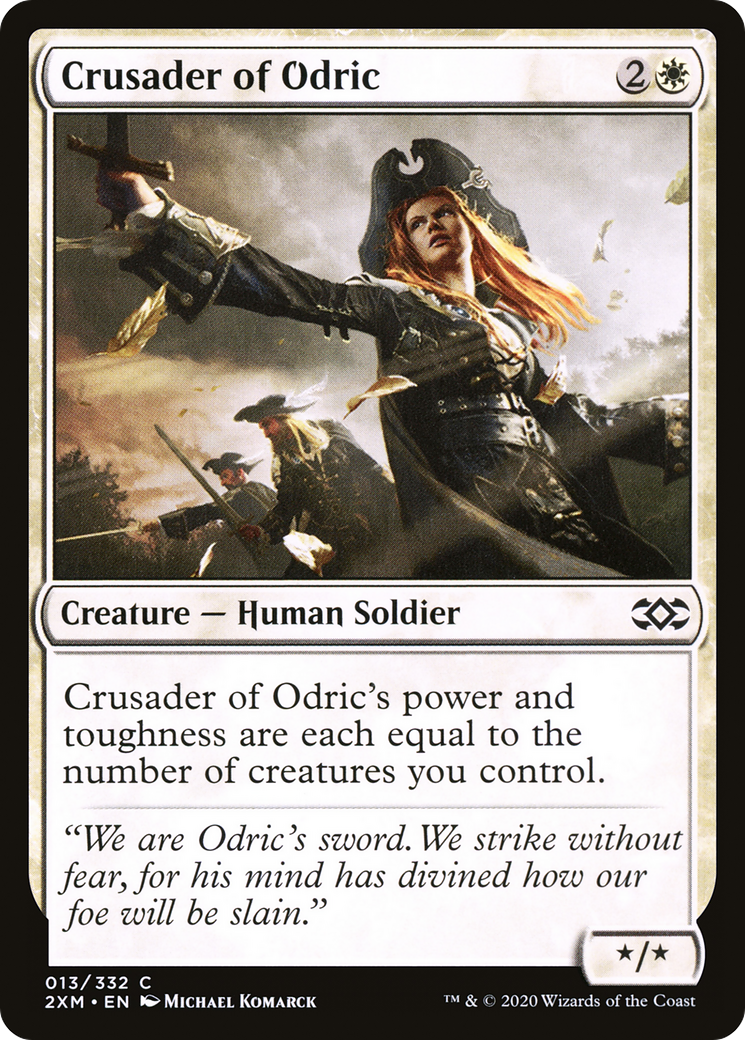 Crusader of Odric (2XM-013) [Double Masters] Foil