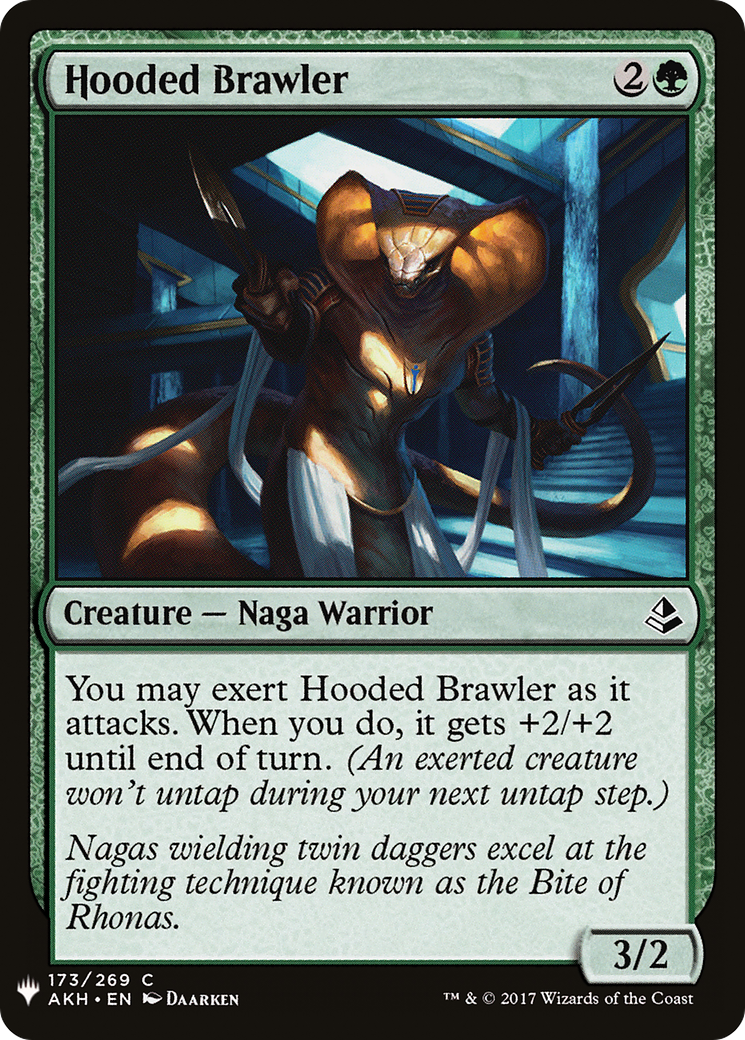 Hooded Brawler (LIST-AKH-173) [The List]
