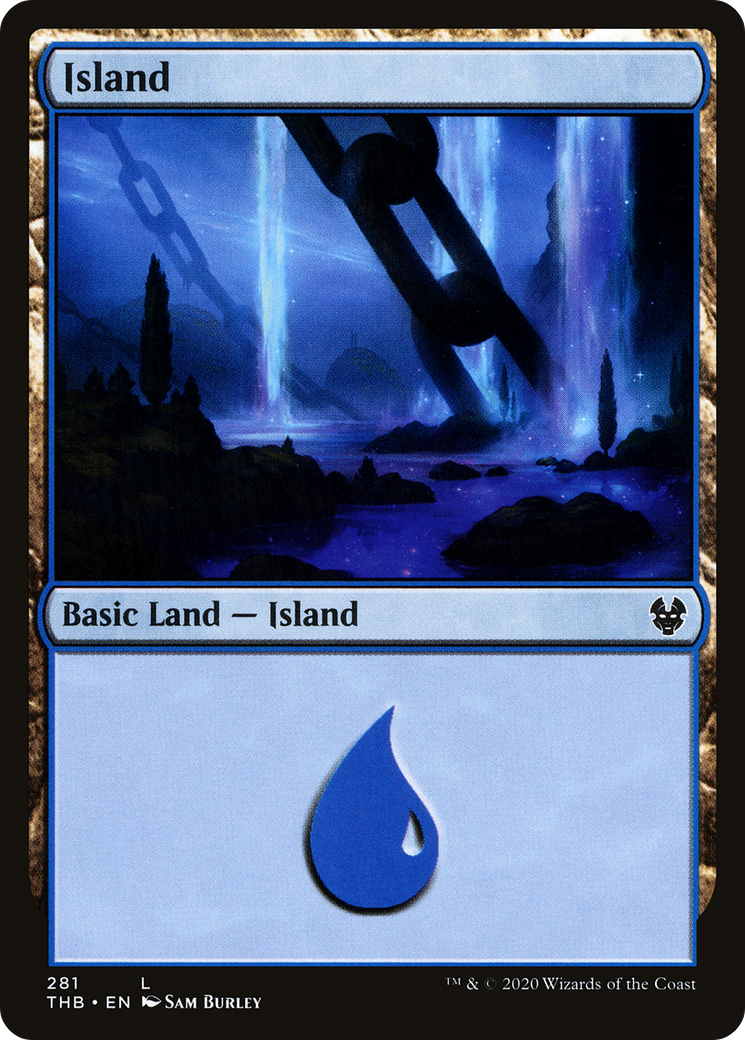 Island (THB-281) [Theros Beyond Death] Foil