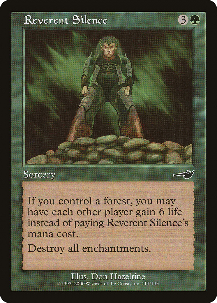 Reverent Silence (NMS-111) [Nemesis] Foil