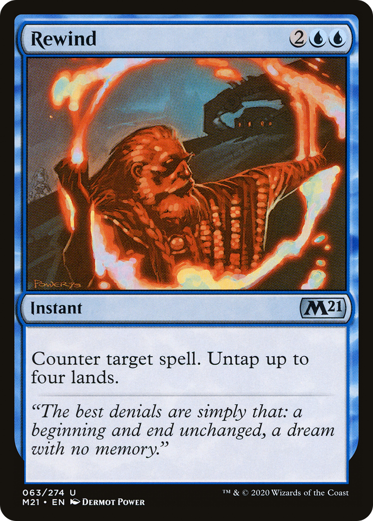 Rewind (M21-063) [Core Set 2021] Foil