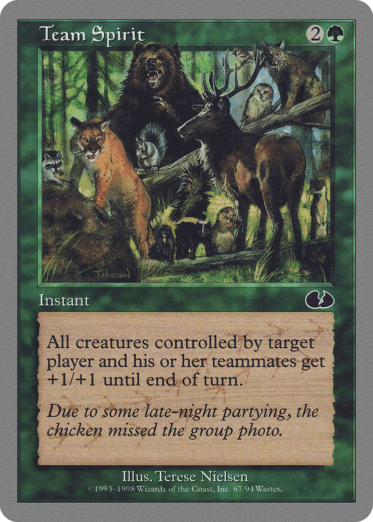 Team Spirit (UGL-067) [Unglued]