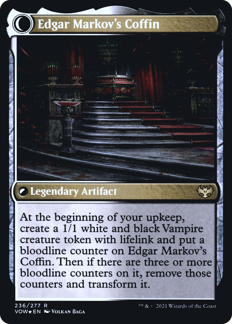 Edgar, Charmed Groom (PRE-236) [Innistrad: Crimson Vow Promos] Foil
