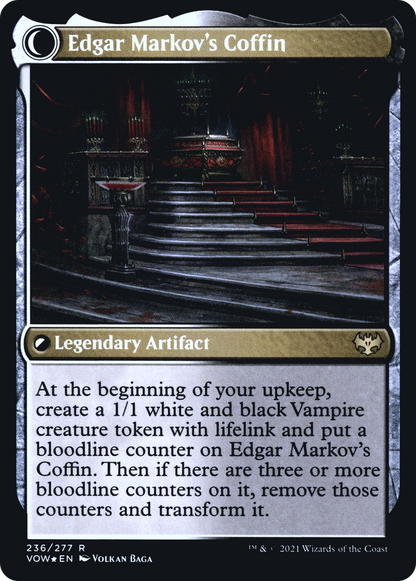 Edgar, Charmed Groom (PRE-236) [Innistrad: Crimson Vow Promos] Foil