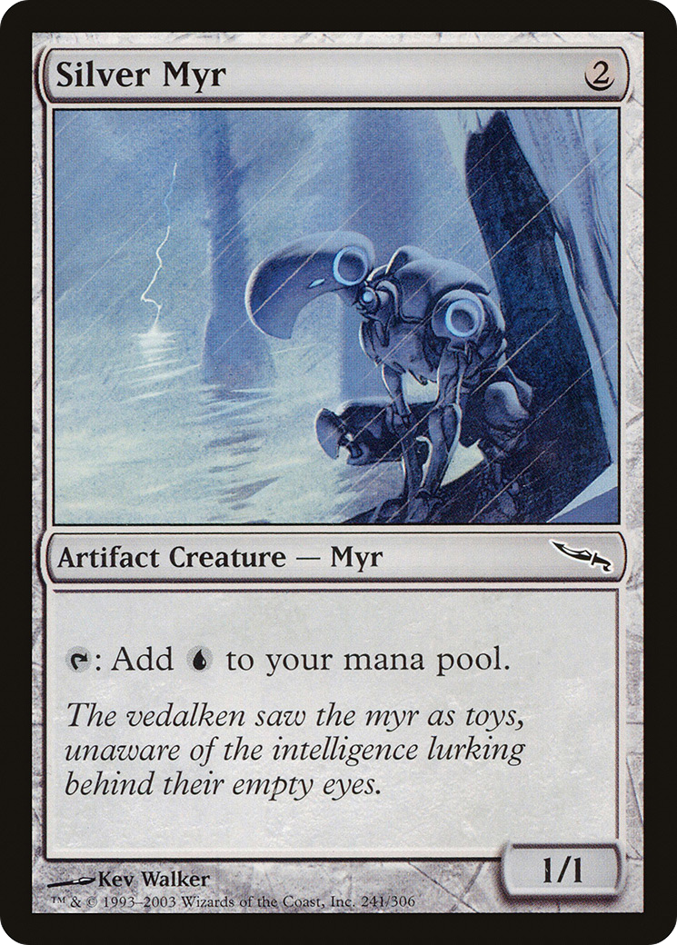Silver Myr (MRD-241) [Mirrodin] Foil