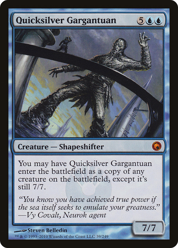 Quicksilver Gargantuan (SOM-039) [Scars of Mirrodin]