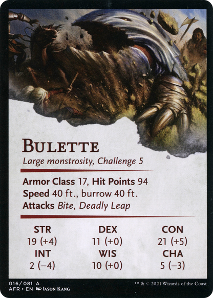 Bulette // Bulette (AAFR-016) (Borderless) [Adventures in the Forgotten Realms Art Series]