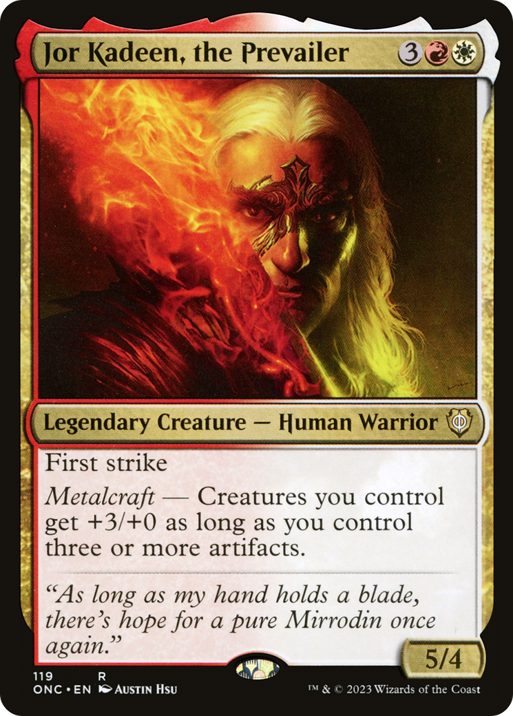 Jor Kadeen, the Prevailer (ONC-119) [Phyrexia: All Will Be One Commander]