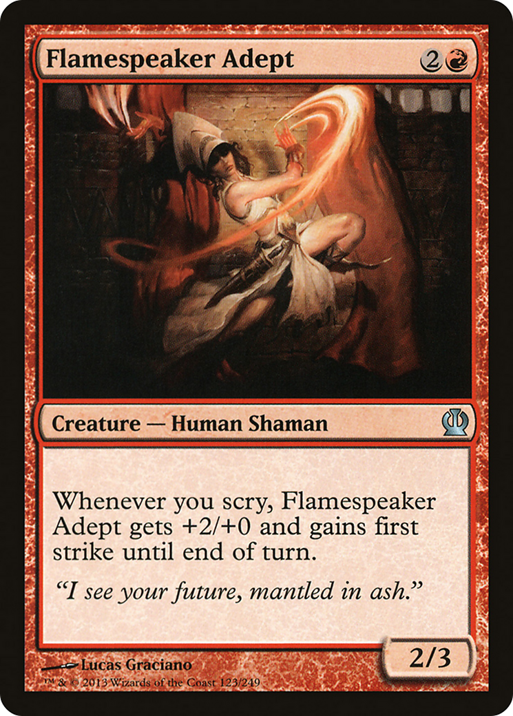Flamespeaker Adept (THS-123) [Theros]