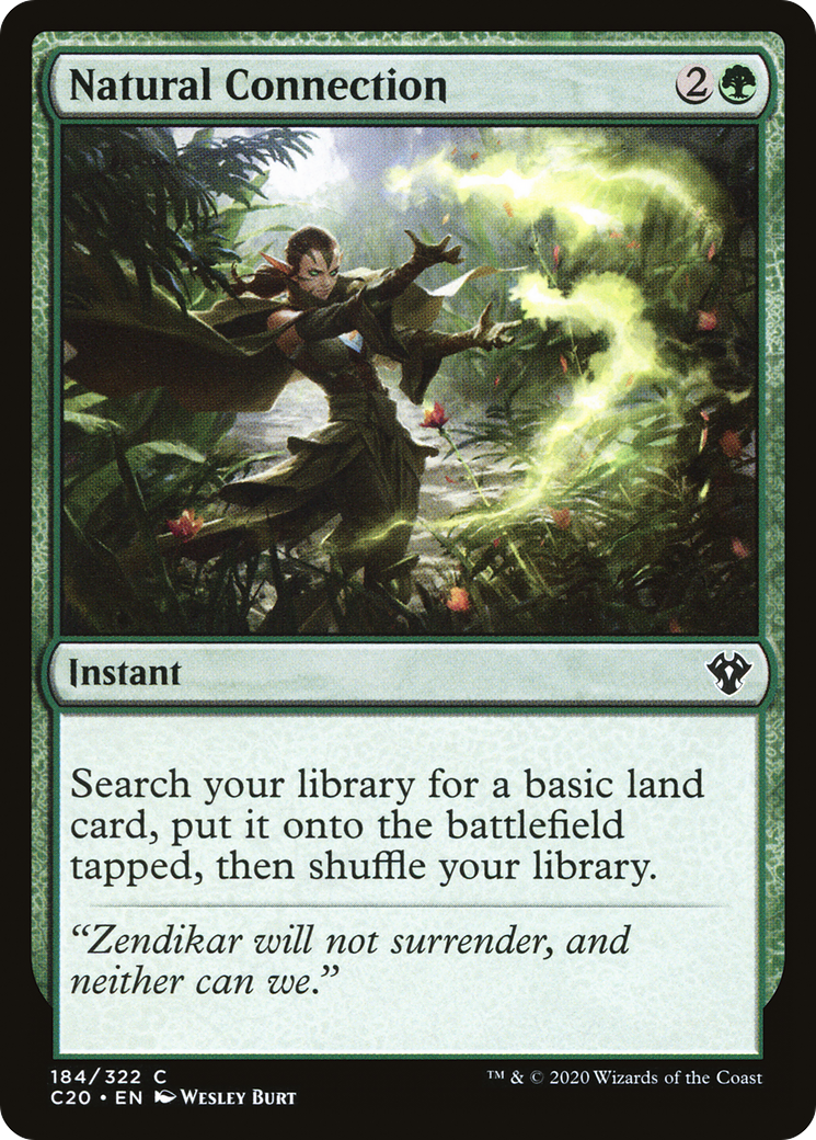 Natural Connection (C20-184) [Commander 2020]