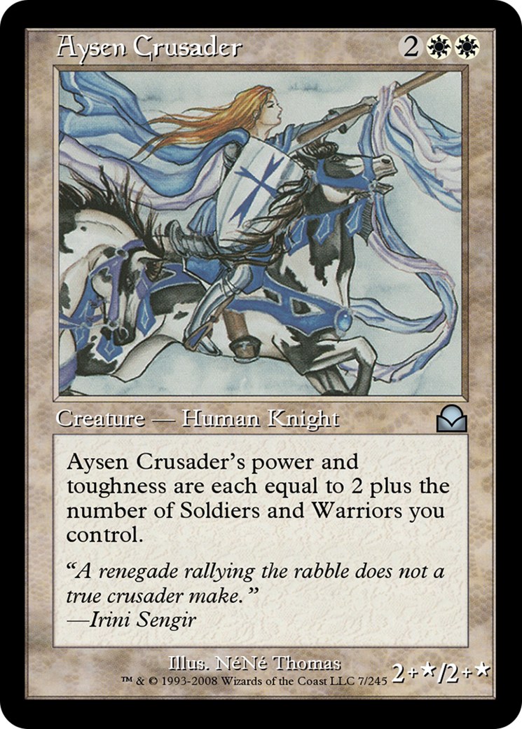 Aysen Crusader (ME2-007) [Masters Edition II] Foil