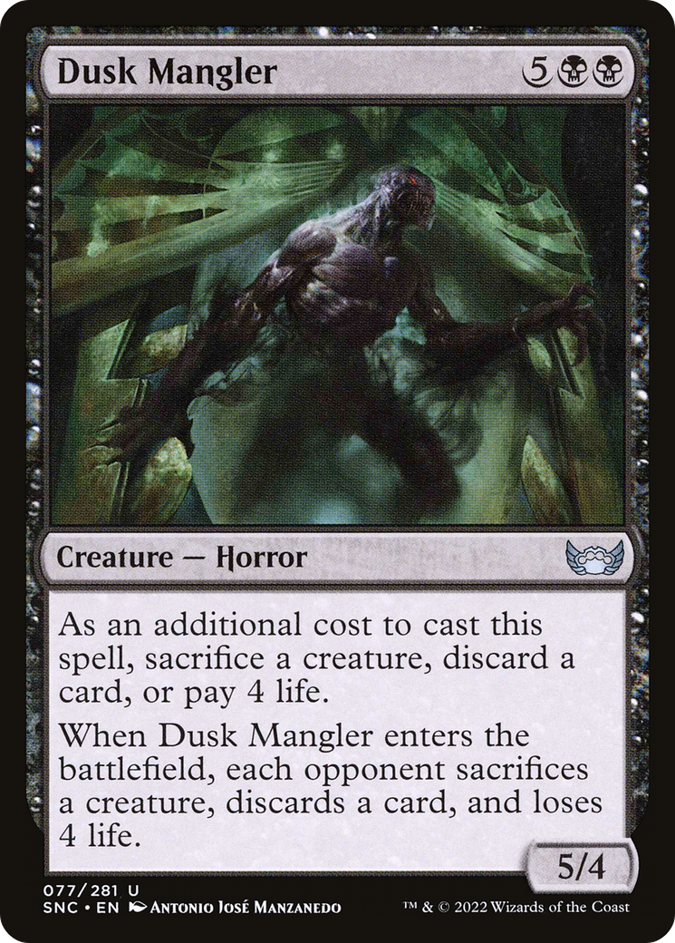 Dusk Mangler (SNC-077) [Streets of New Capenna]