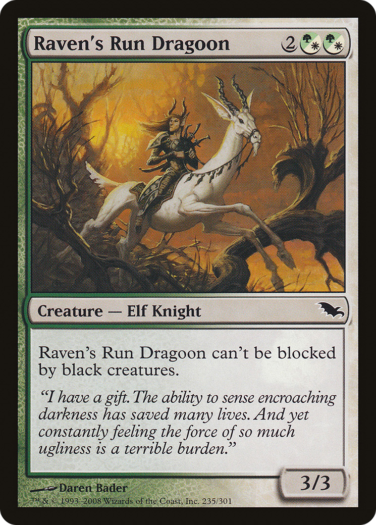 Raven's Run Dragoon (SHM-235) [Shadowmoor] Foil