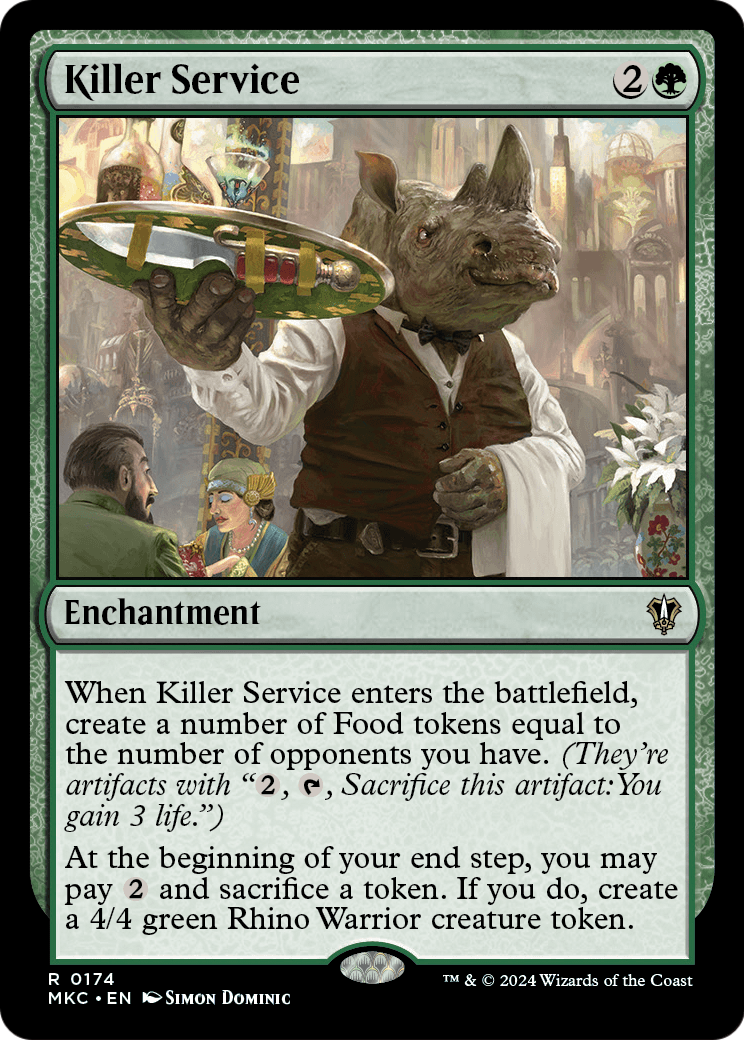 Killer Service (MKC-174) [Murders at Karlov Manor Commander]