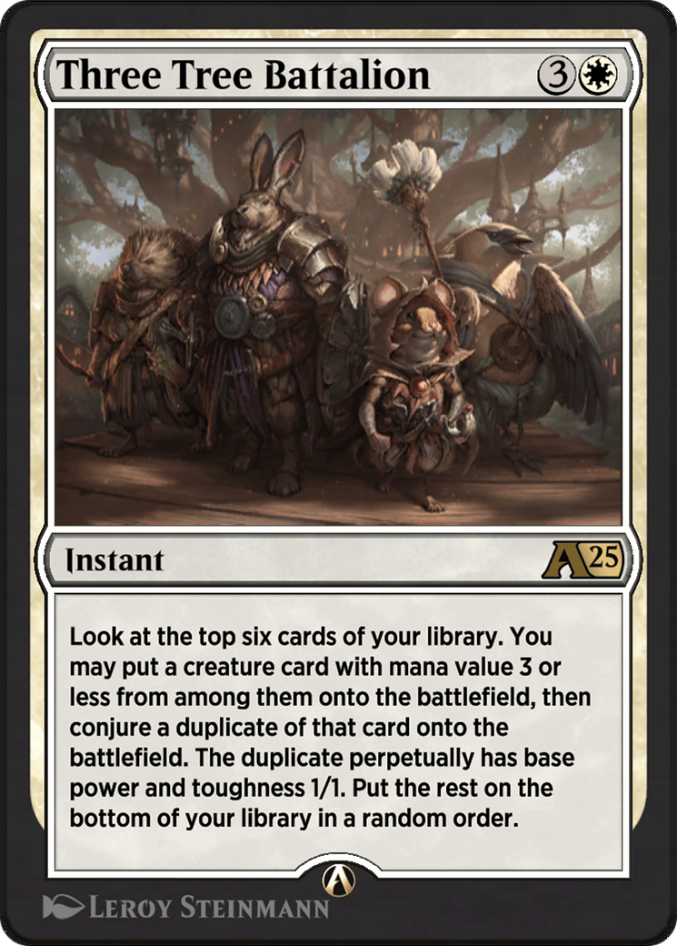 Three Tree Battalion (YBLB-004) [Alchemy: Bloomburrow]
