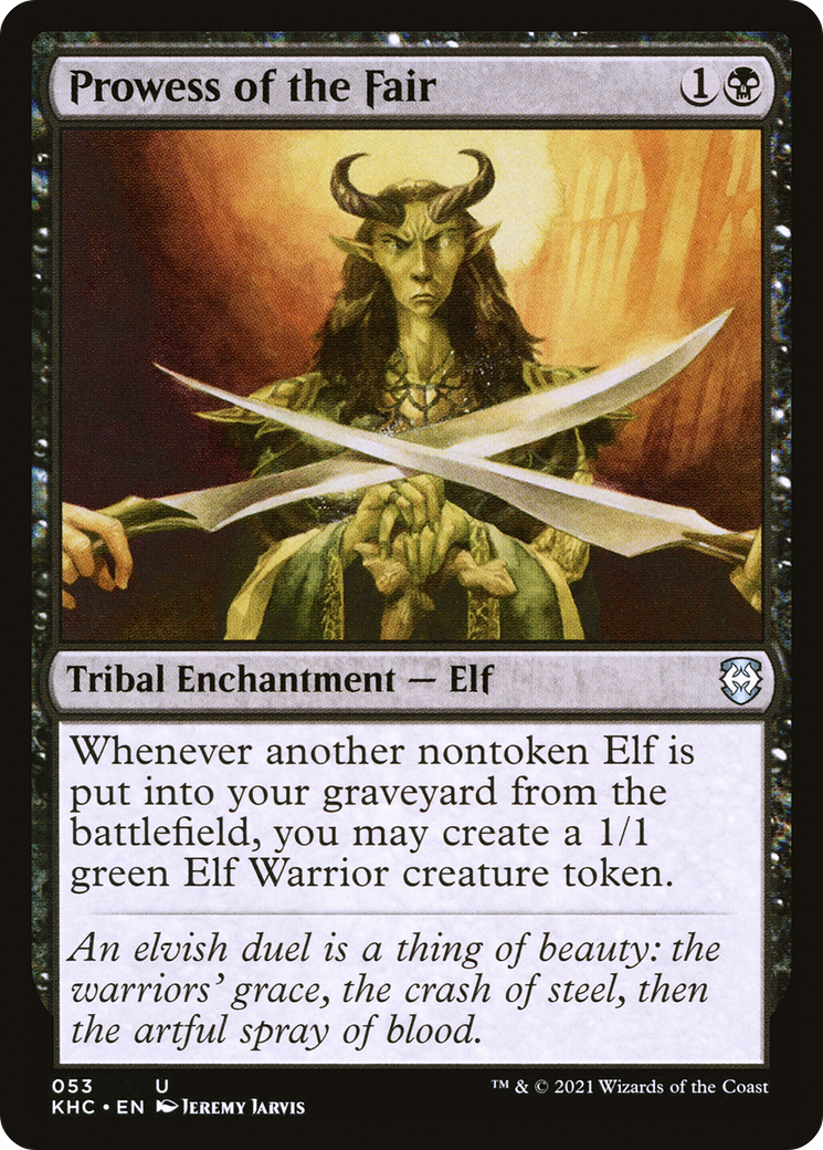 Prowess of the Fair (KHC-053) [Kaldheim Commander]