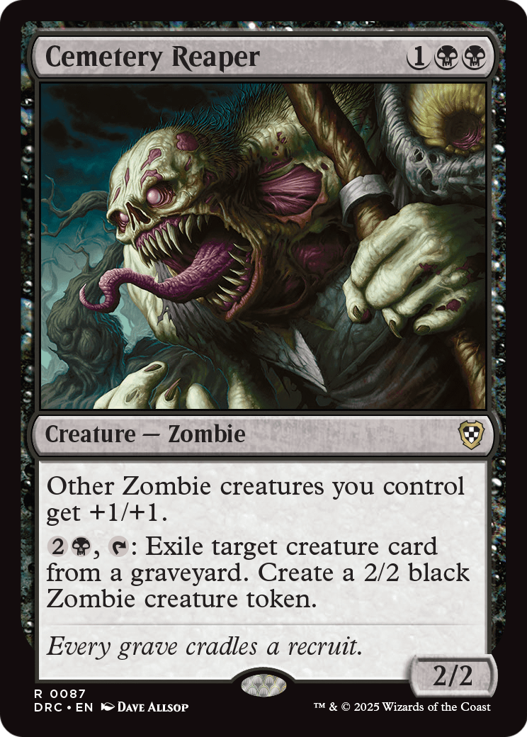 Cemetery Reaper (DRC-087) [Commander: Aetherdrift]