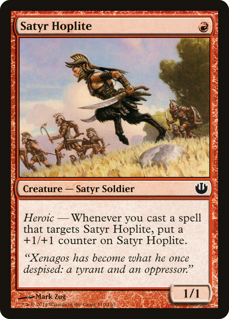 Satyr Hoplite (JOU-110) [Journey into Nyx] Foil