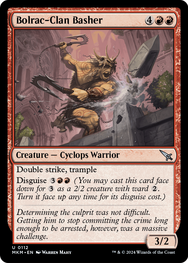 Bolrac-Clan Basher (MKM-112) [Murders at Karlov Manor]