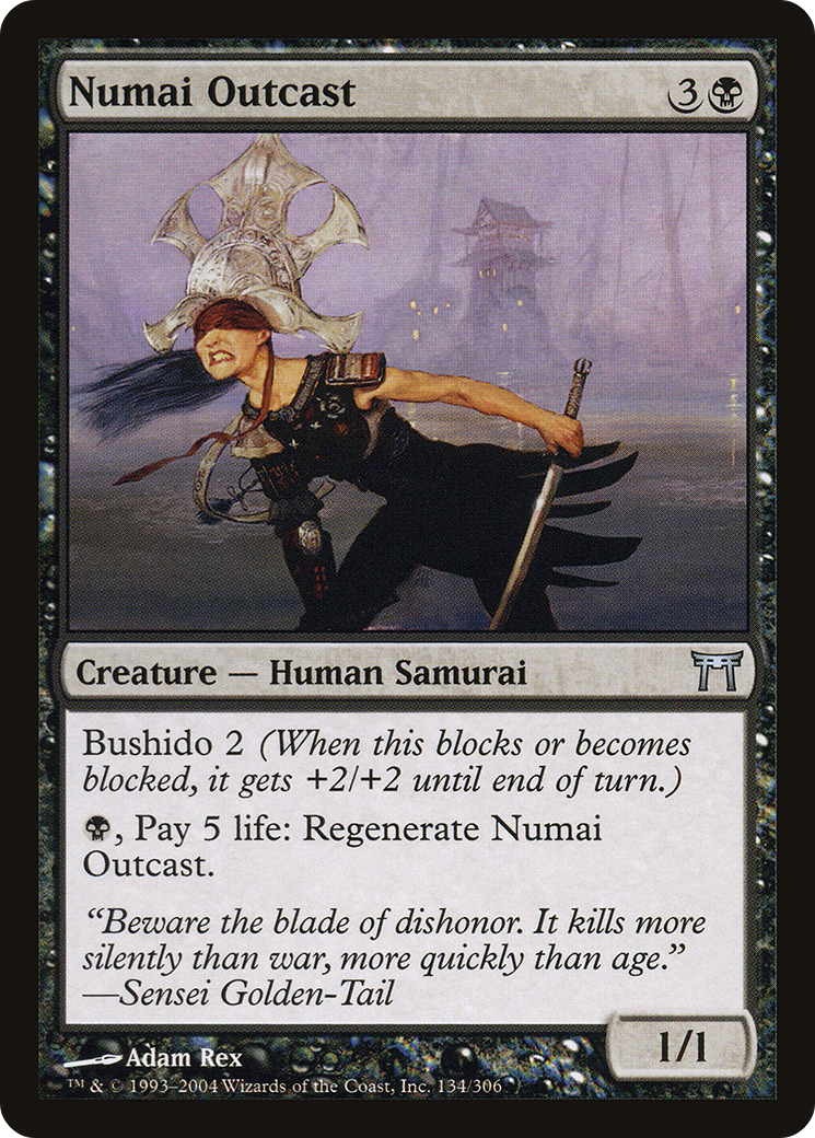 Numai Outcast (CHK-134) [Champions of Kamigawa] Foil
