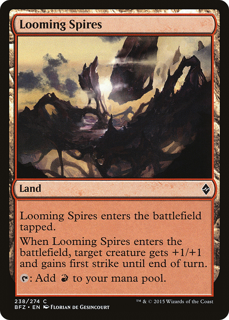 Looming Spires (BFZ-238) [Battle for Zendikar] Foil