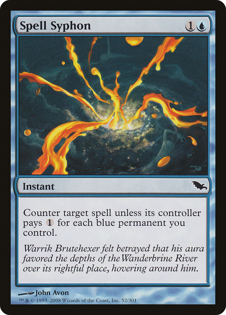 Spell Syphon (SHM-052) [Shadowmoor] Foil
