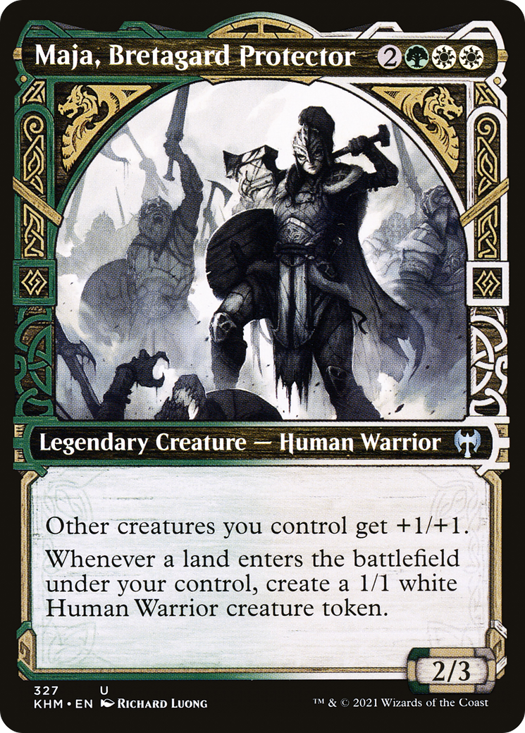Maja, Bretagard Protector (Showcase) (KHM-327) [Kaldheim]