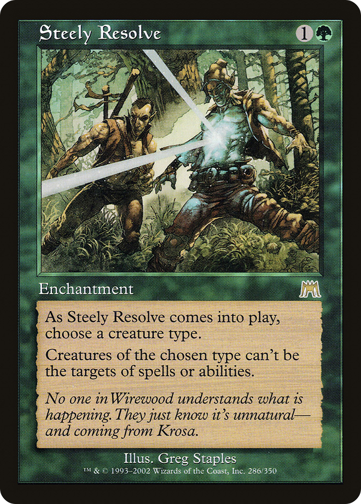 Steely Resolve (ONS-286) [Onslaught]