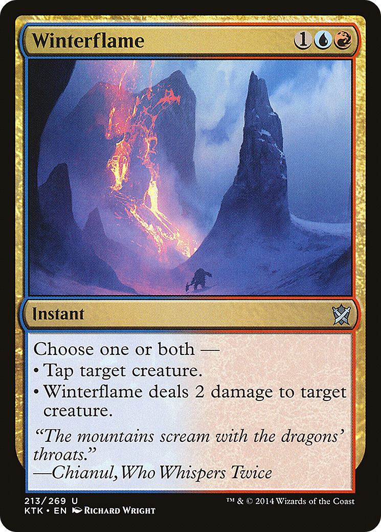 Winterflame (KTK-213) [Khans of Tarkir]