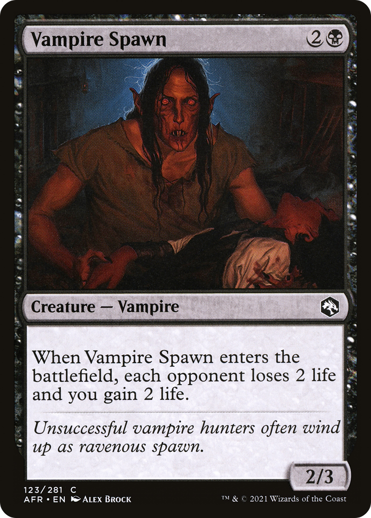 Vampire Spawn (AFR-123) [Adventures in the Forgotten Realms] Foil