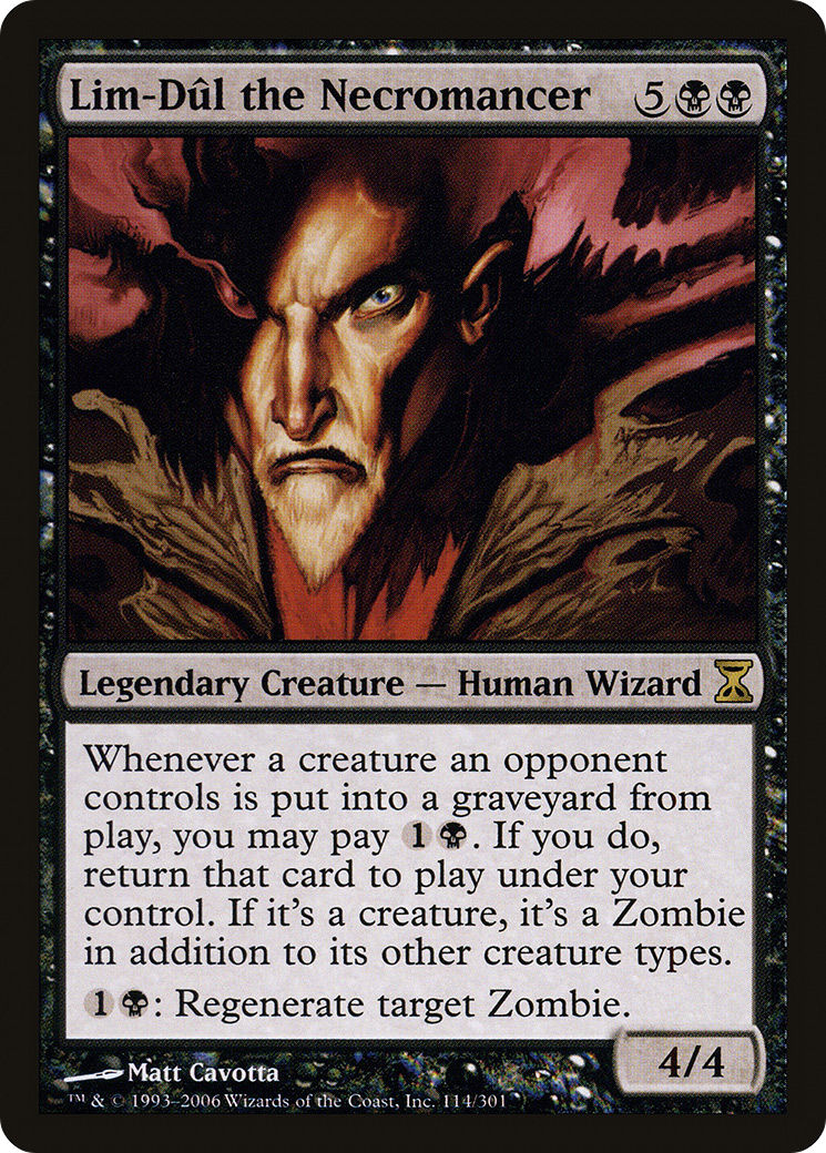 Lim-Dul the Necromancer (TSP-114) [Time Spiral] Foil