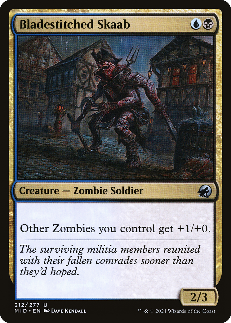 Bladestitched Skaab (MID-212) [Innistrad: Midnight Hunt]