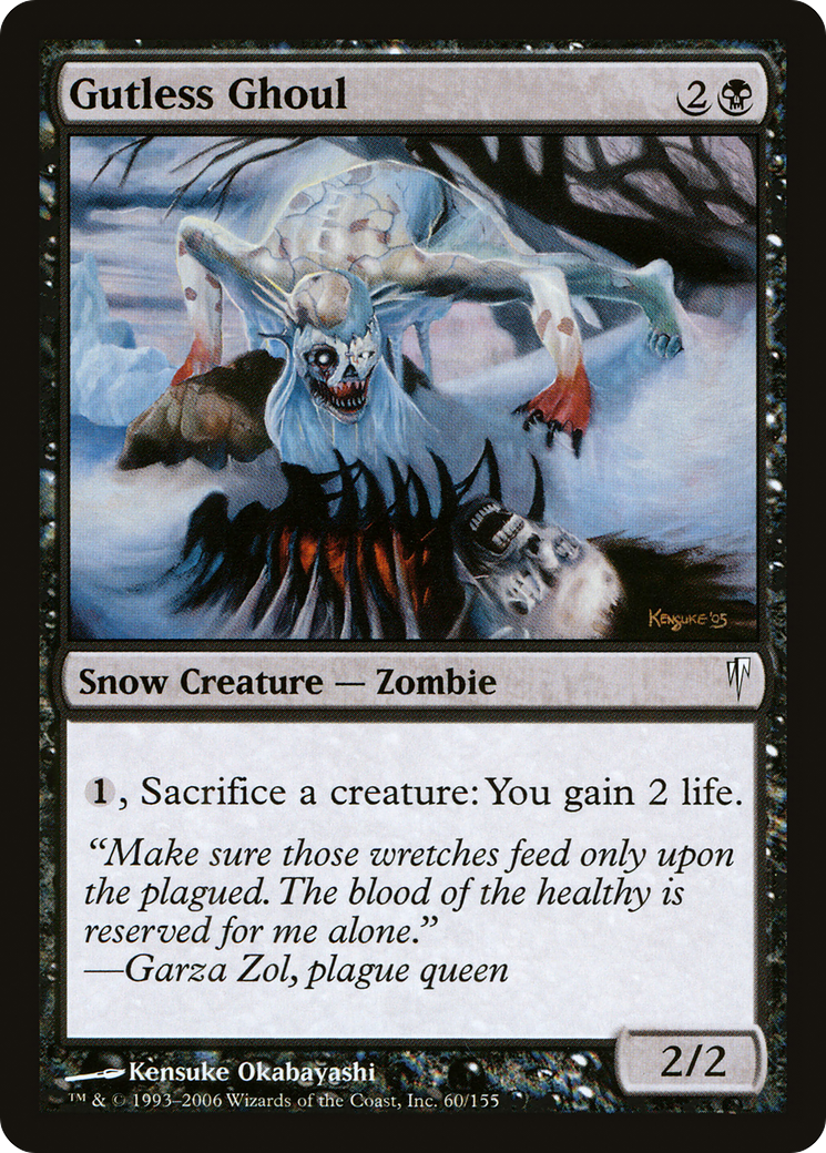Gutless Ghoul (CSP-060) [Coldsnap] Foil
